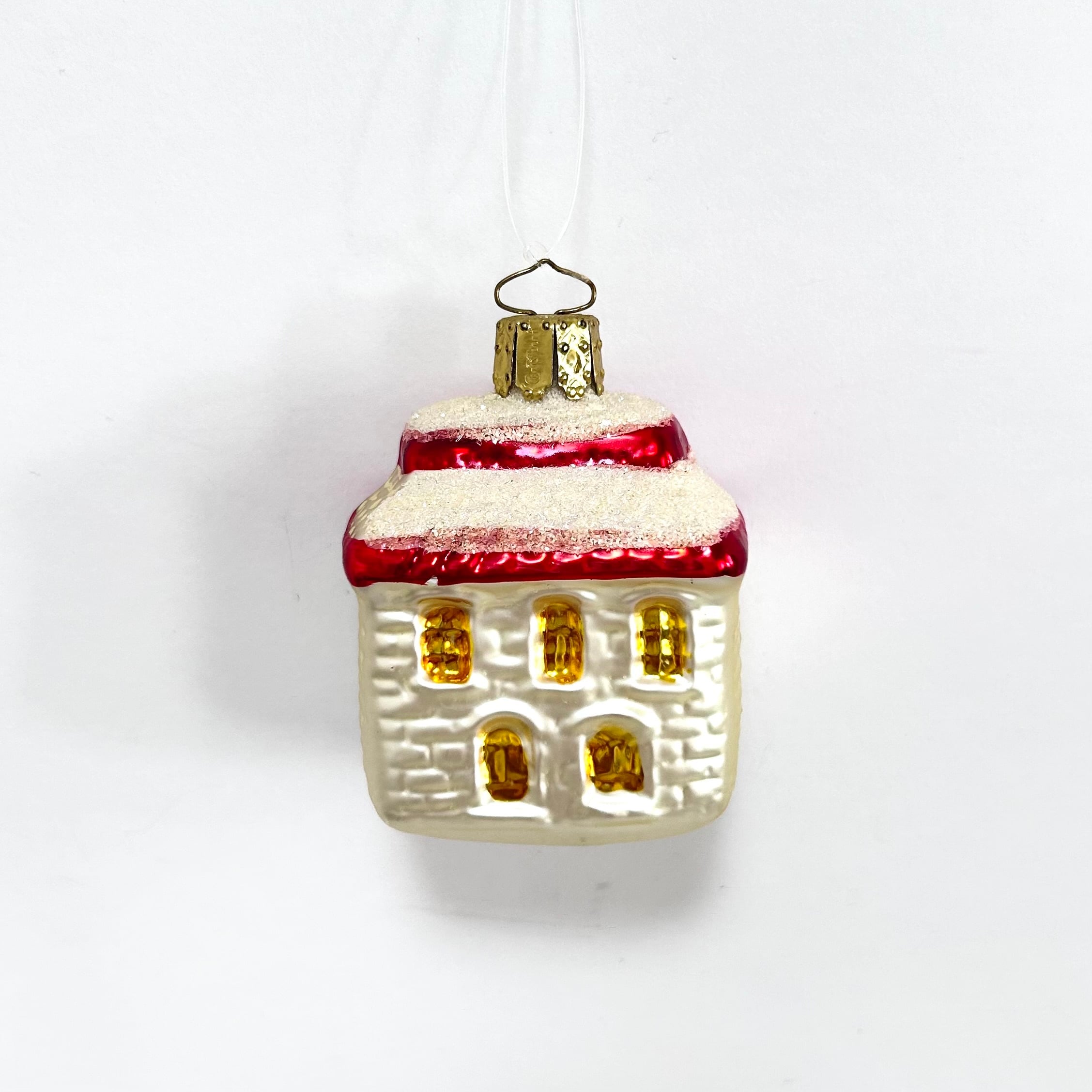 ビンテージ Christborn 家 ドイツ製 ガラスオーナメント 8cm