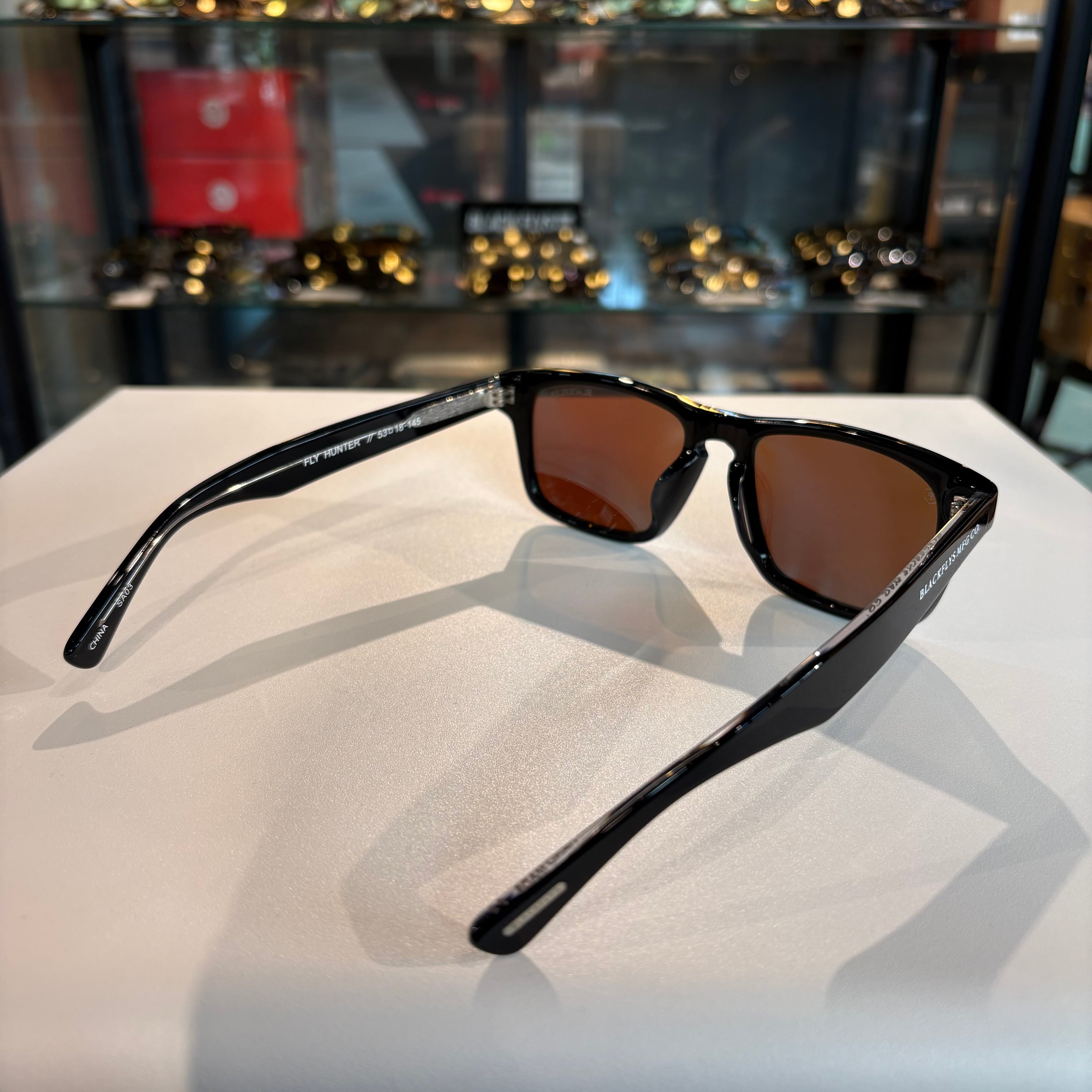 BLACK FLYS サングラス FLY HUNTER ブラック×ブルーミラー 偏光レンズ