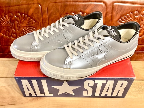 CONVERSE（コンバース） ONE STAR（ワンスター）レザー 9 27.5cm シルバー/黒 239