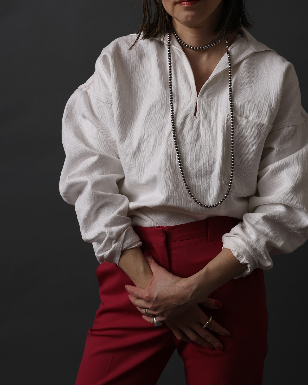 1970-80's Military / HBT Sailor Shirt