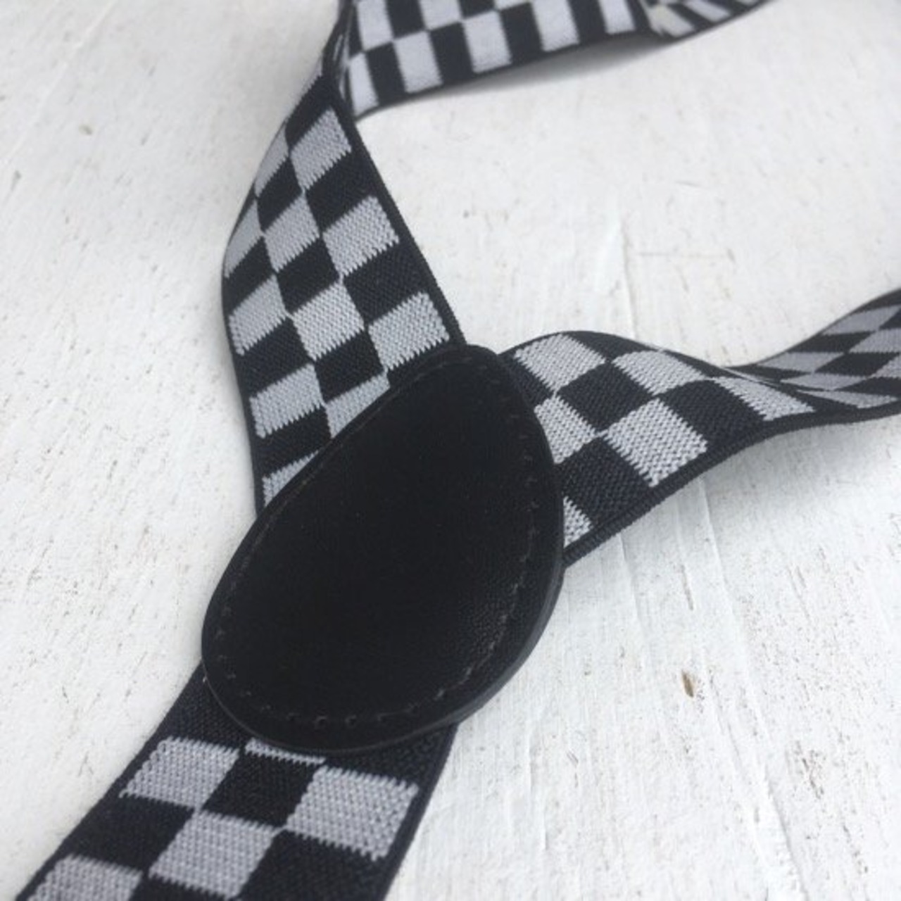 TOPANGA ACCESSORIES　クリップサスペンダー　チェック