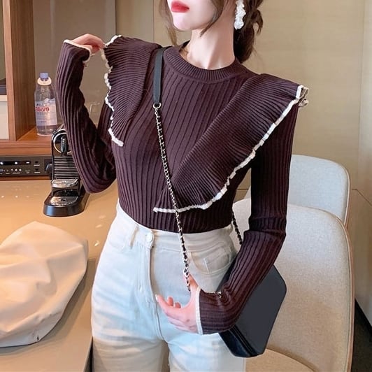 ラッフルフリルニット A-0978 | miie online store