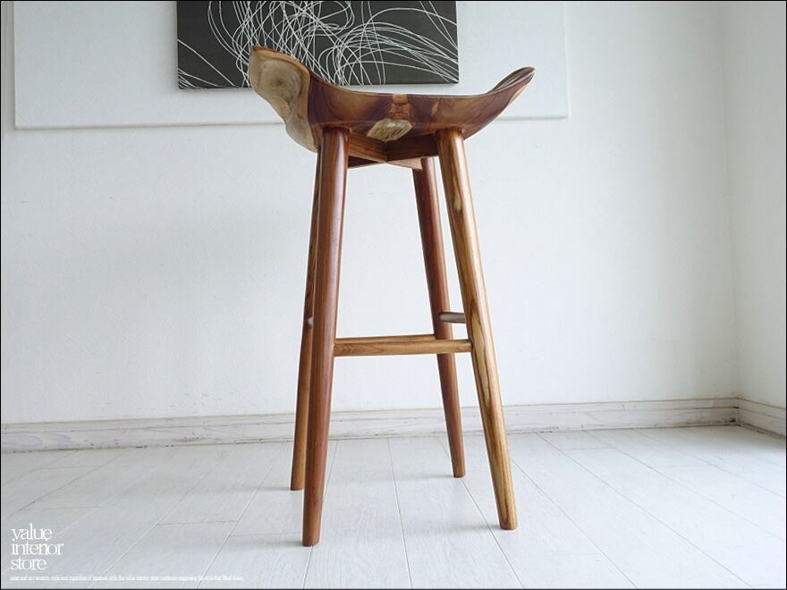 木製カウンターチェア③
