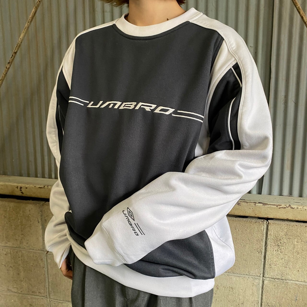 ビンテージ アンブロ UMBRO スウェット プルオーバー パーカー トップス