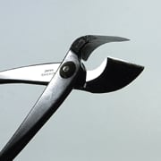 ★あ2240 兼進 盆栽道具 剪定道具 兼進鍛造工場 本職用手打鍛造 植木屋鋏 園芸刃物 剪定鋏 盆栽手入 鎌型 接木切出 盆栽用鋸 剪定はさみ 兼進作盆栽鋏 ステンレス鋼 全長180mm No.831◇盆栽