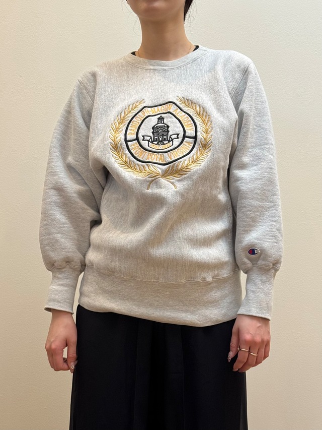 CU1-6  USED Campion SWEAT "RANDOLPH-MACON ACADEMY"-GRAY-