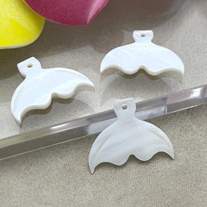 シェルホエールテールチャーム /パーツ/クジラ/貝