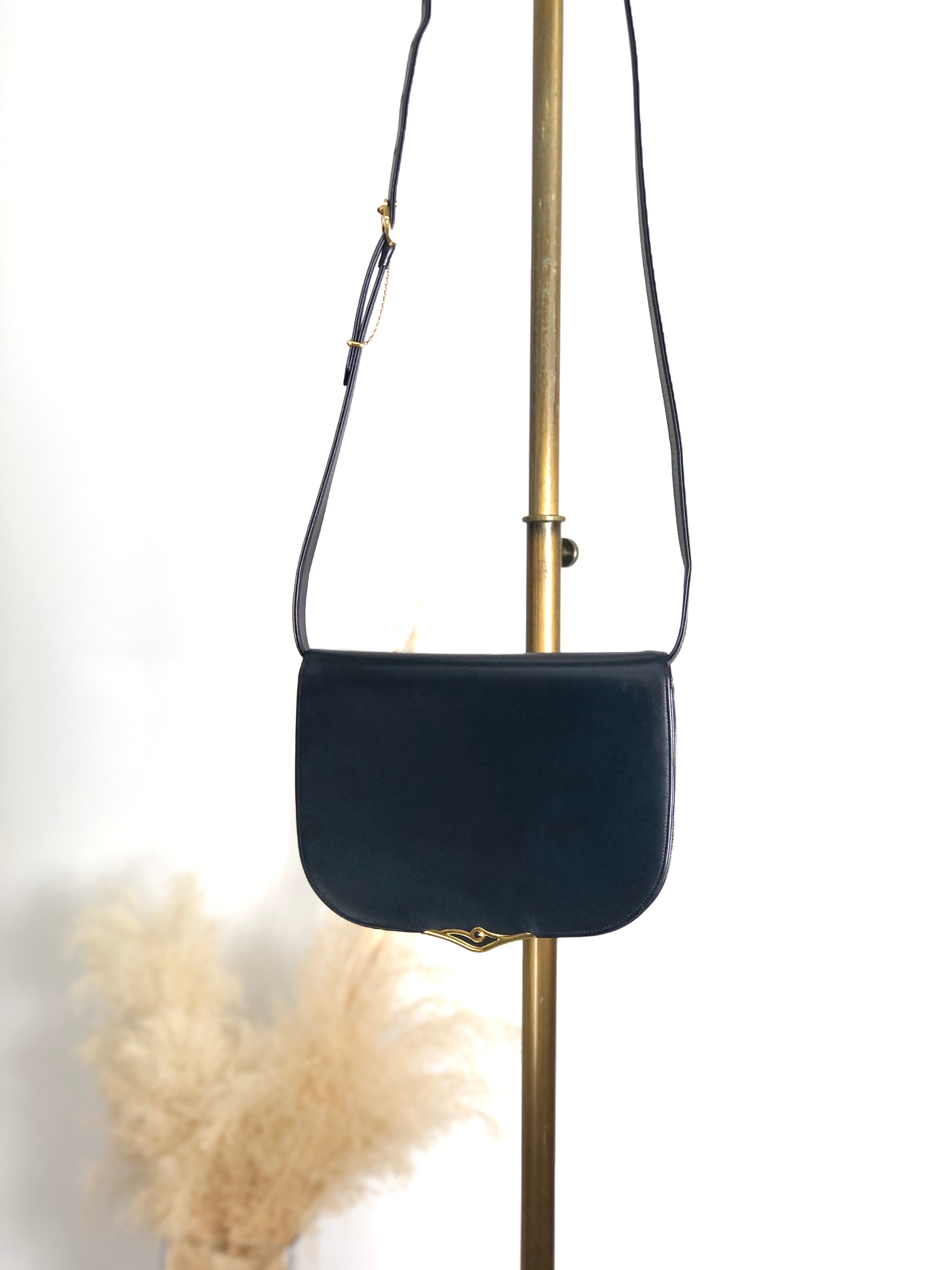 Cartier カルティエ サファイアライン ショルダーバッグ ネイビー