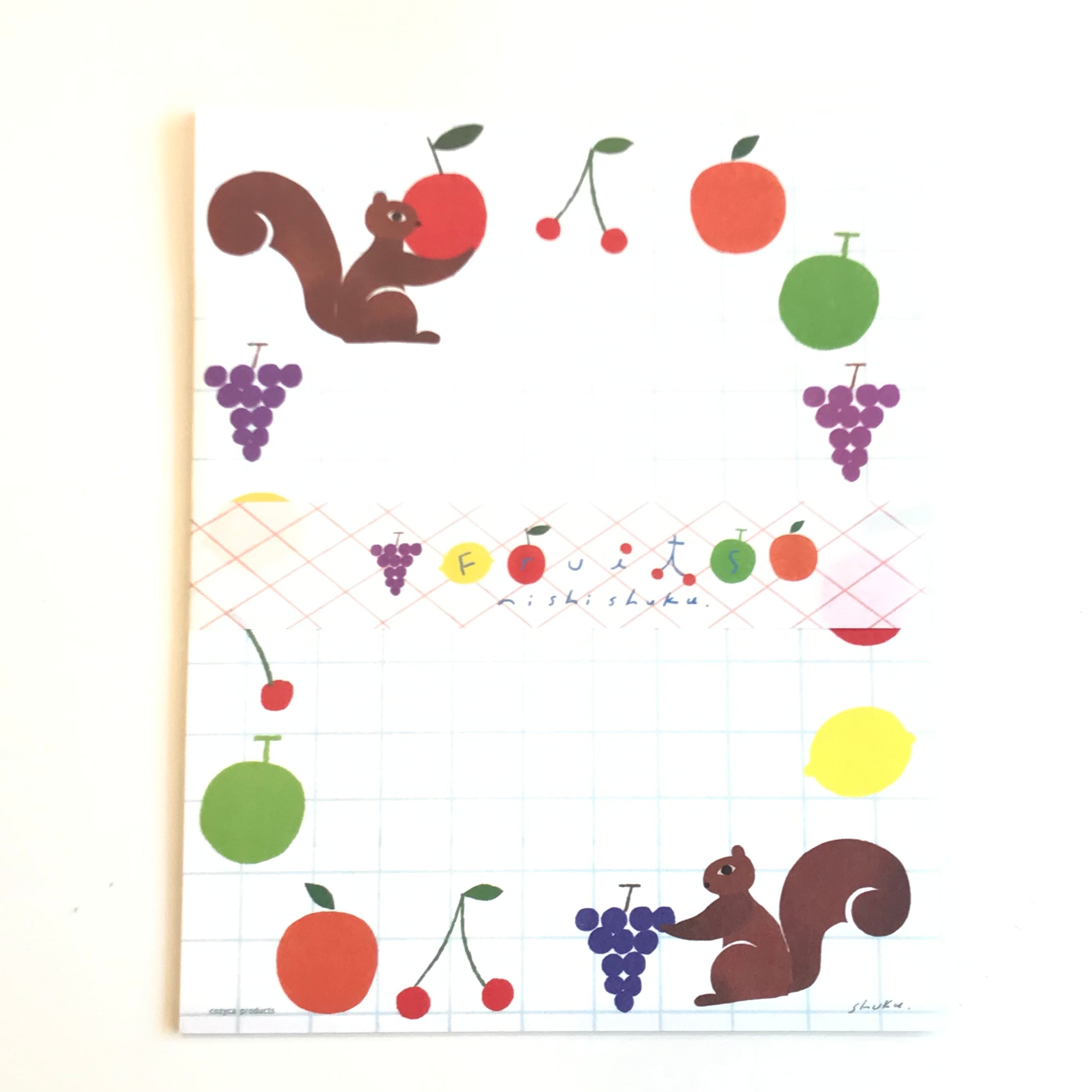 西淑 レターセット Fruits | Macaroni