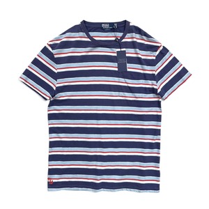 【新品】Polo Ralph Lauren ポロラルフローレン ボーダー柄 ポケットTシャツ【SST-POLO-015】