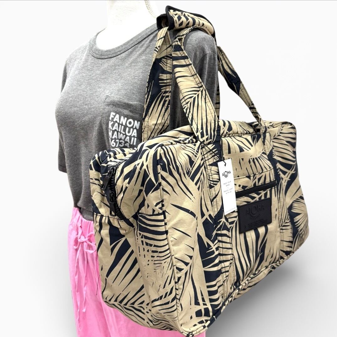 即日発送可ALOHA COLLECTION Pua Checkボストンバッグ ALOHA COLLECTION KEEP IT LIGHT WEEKENDER / PUA CHECK / SLATE