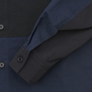 【RE;CODE】Asymmetric Patchwork Shirt