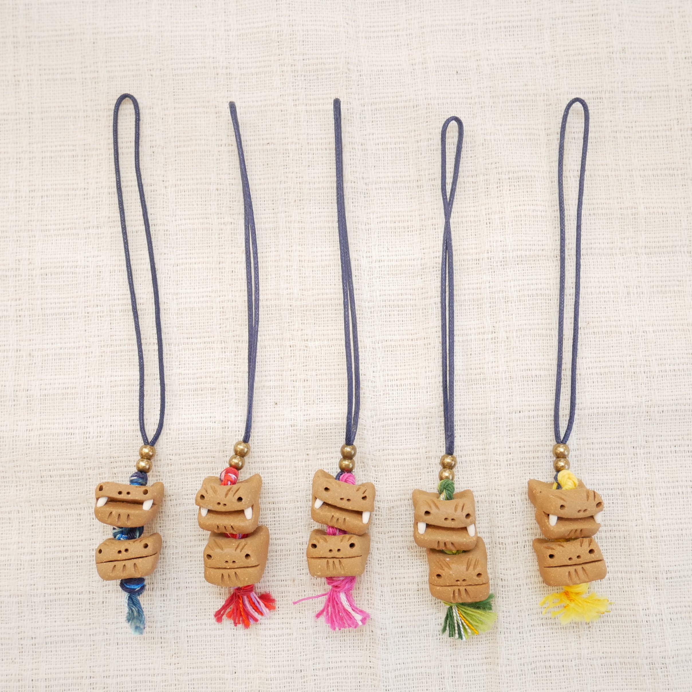 シーサーストラップ 全5色 みちくさ雑貨屋elufe