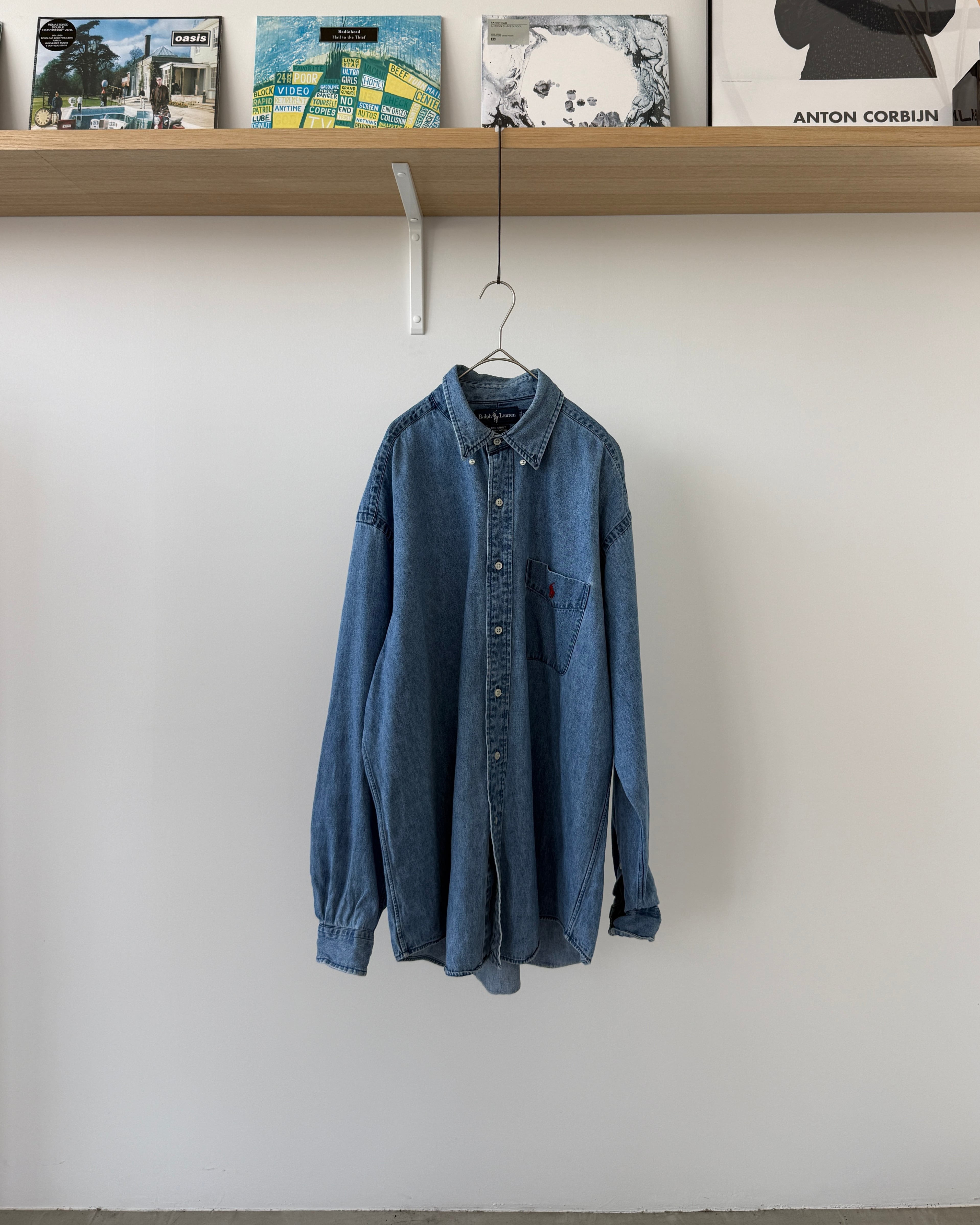 に*に様 90’s Ralph Lauren BIG SHIRT L デニム Ralph Lauren- Vintage 90s L Big Shirt | BEGGARS BANQUET公式通販