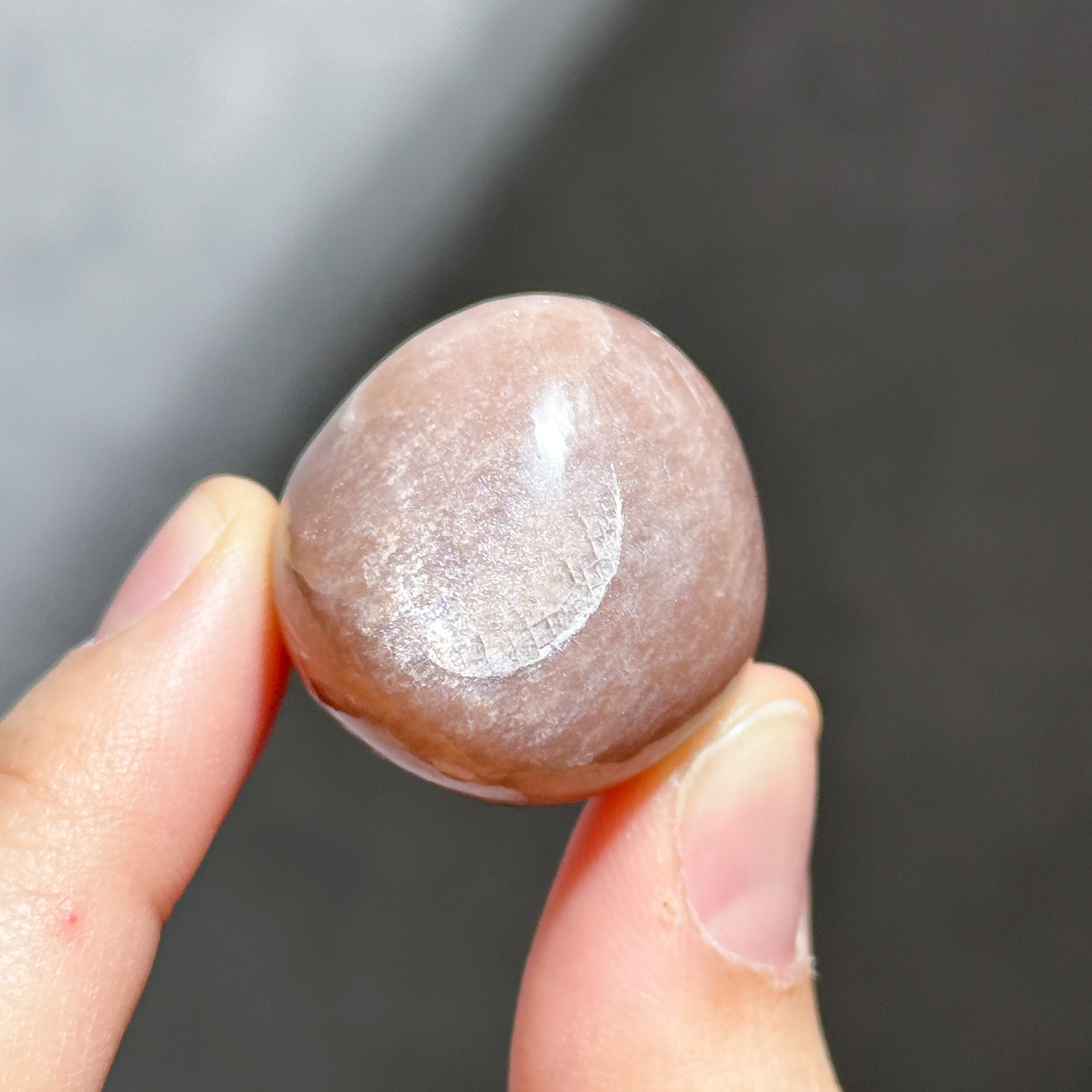 ピーチサン＆ムーンストーン タンブル42◇Peach Sun & Moon Stone