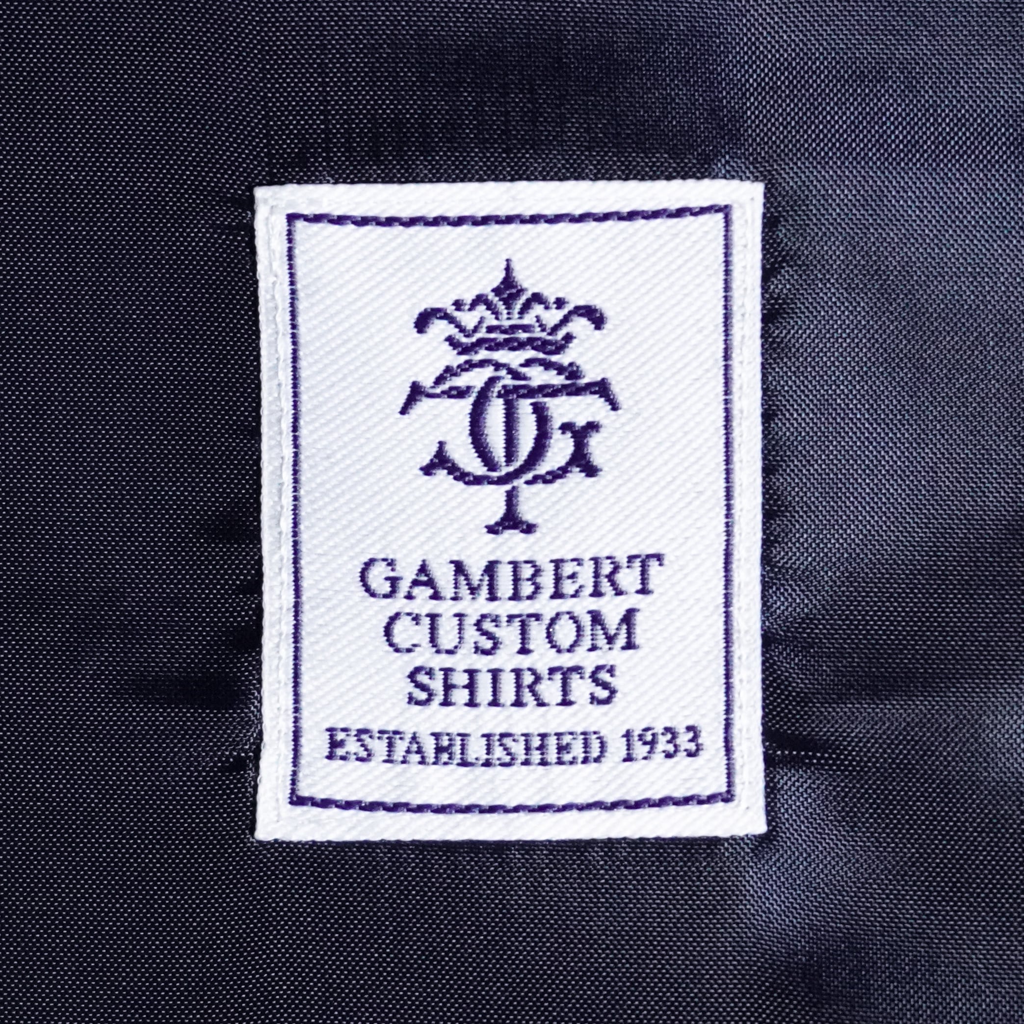 GAMBERT CUSTOM SHIRTS Navy Blazer ギャンバート カスタム シャツ 紺