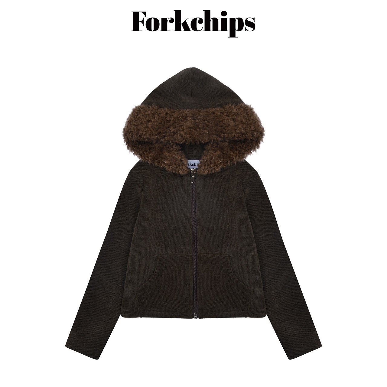 FORK CHIPS［取寄］bear hood zipup 26winter
