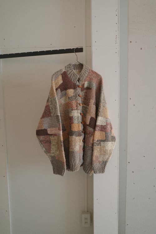 spring scene cardigan