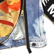 着物デニムジャケットSLEEVE KIMONO DENIM JACKET sleevekimonojk13