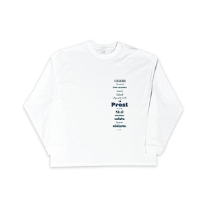 "2F"  「乾杯」 L/S WIDE T-SHIRT