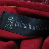 社交ダンス 衣装 スタンダード ドレス ワンピース パーティ衣装 ステージ衣装 レディース オールシーズン prima boutique プリマブティック 赤 ラインストーン レッド系 セクシーエレガント おしゃれ ダンス用ドレス