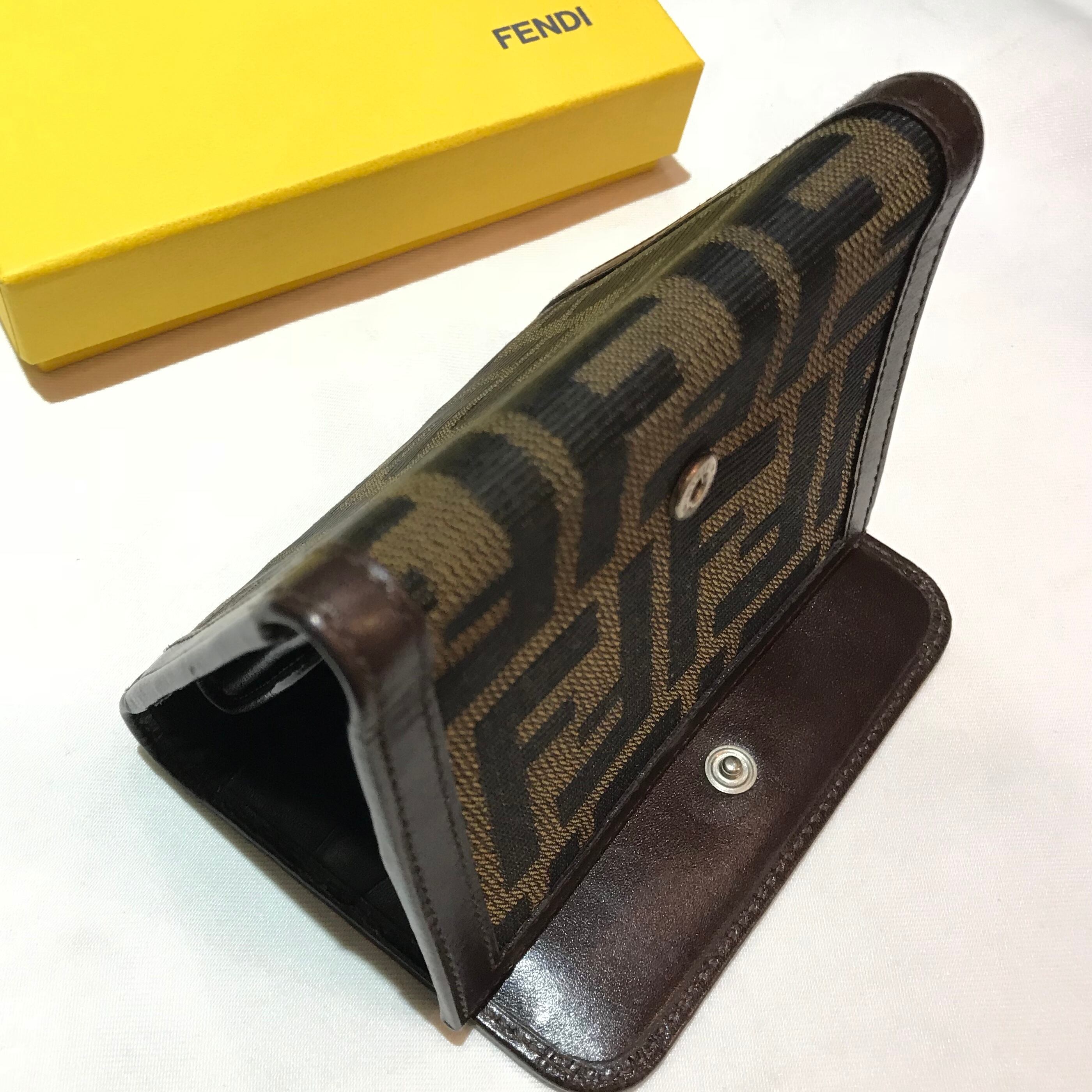 SALE☆FENDI ズッカ柄 三つ折り財布 フェンディ | J&marmie vintage select