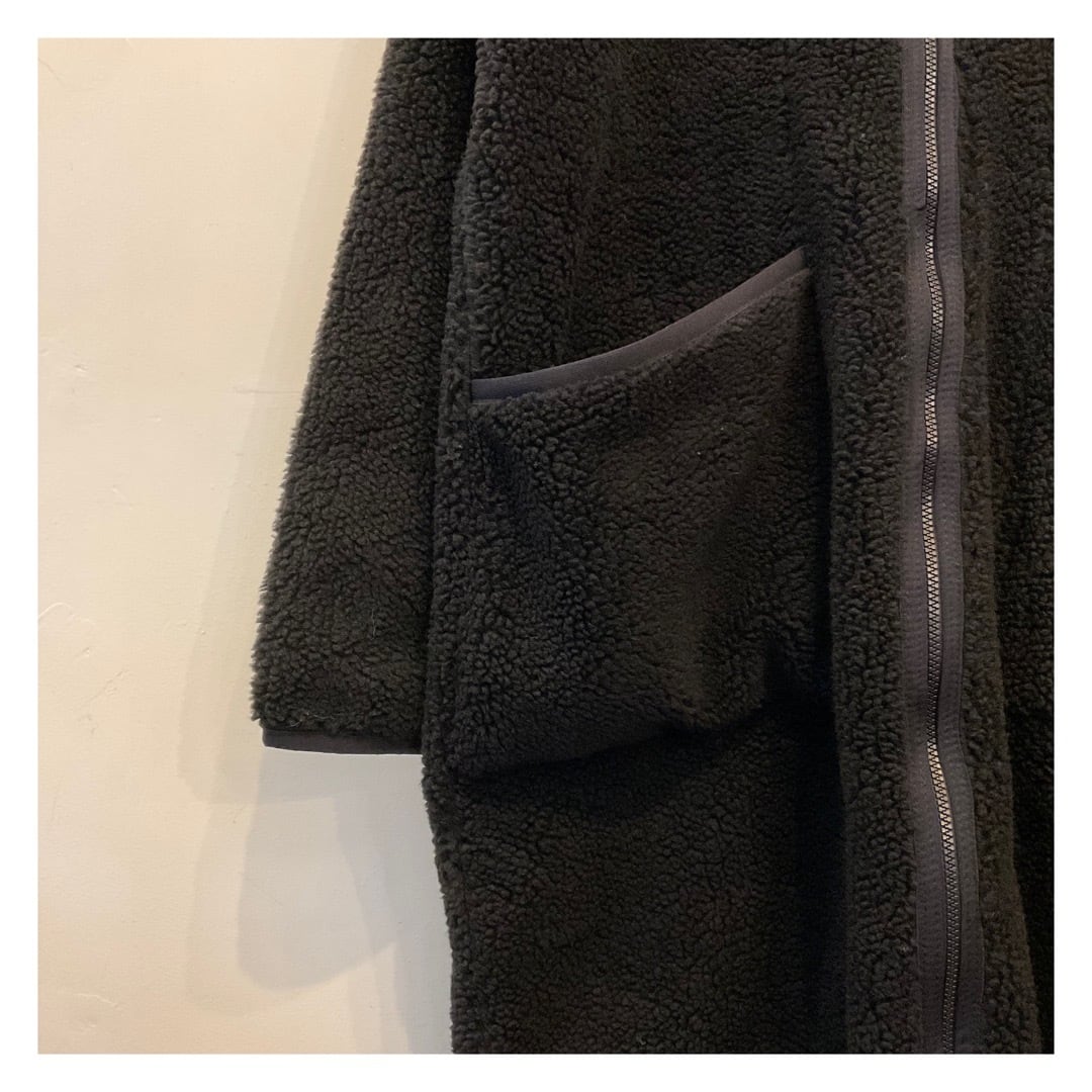 Farfield Original / Fleece Hooded Coat Raglan | BIRD MOUNTAIN