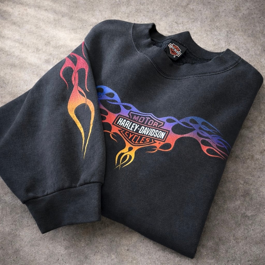 90～00s A BATHING APE/ICE CREAM print Sweat/初期タグ/L/アイス