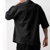 ハイネックハーフスリーブTシャツ A4055