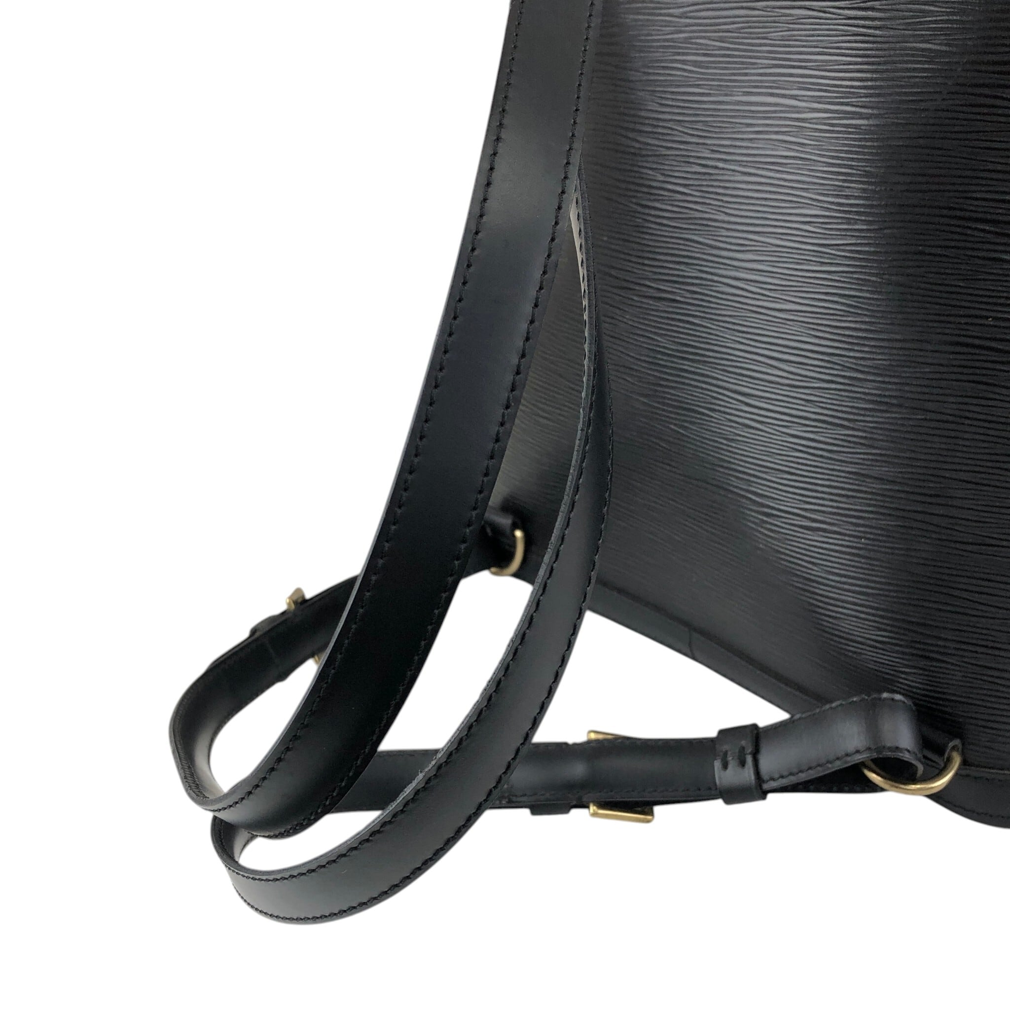 LOUIS VUITTON ルイヴィトン エピ バックパック ブラック レザー