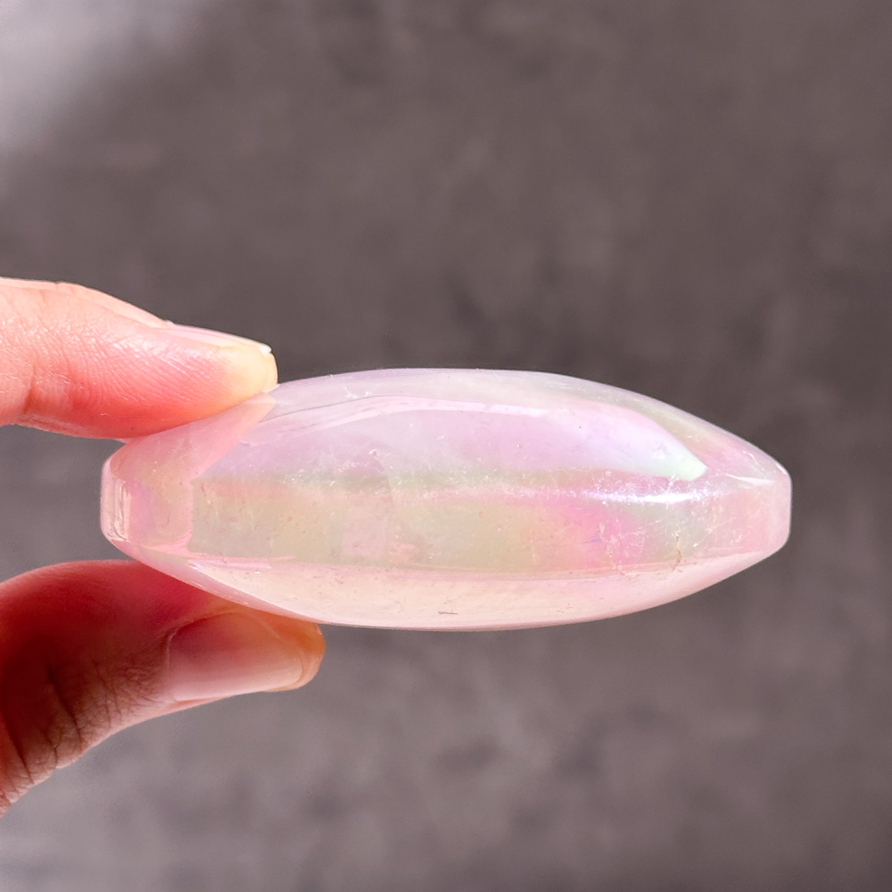 エンジェルオーラローズクォーツ パーム04✧ Angel Aura Rose Quartz