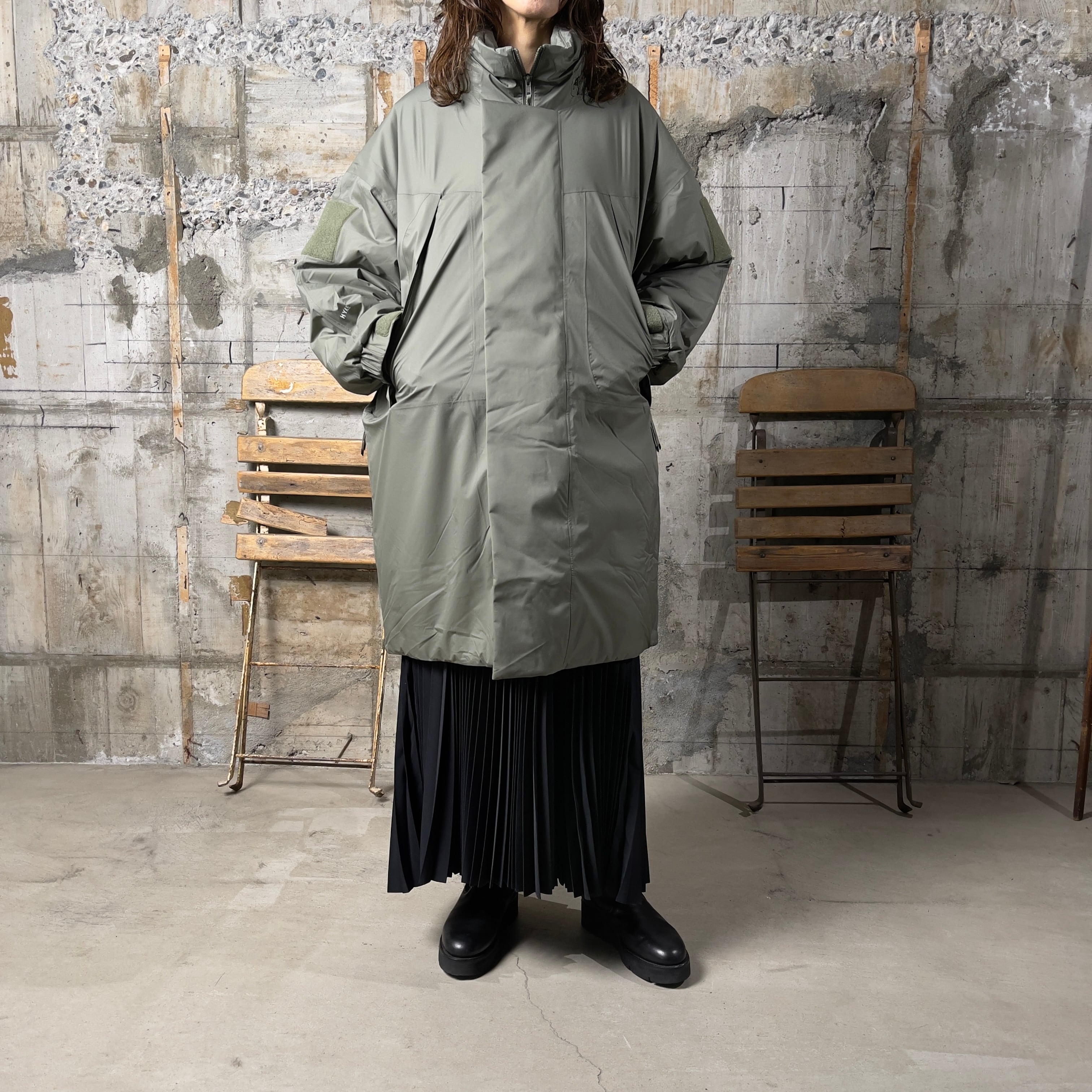 HYKE【WORK WIDE PANTS】