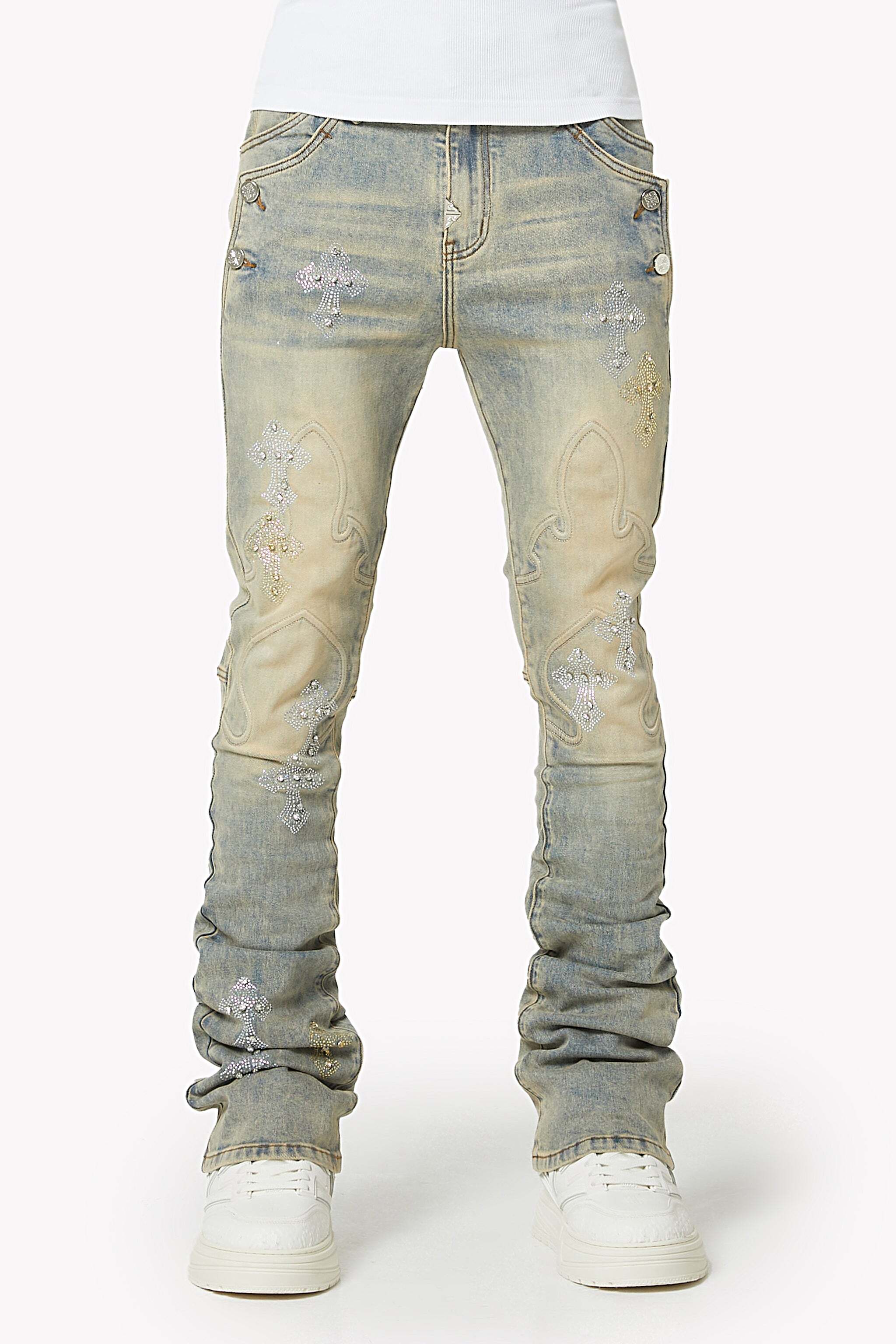 パンツ GUAPI Faded Cross Denim V2 GUAPI -Faded Cross Denim V2- | Highflyer