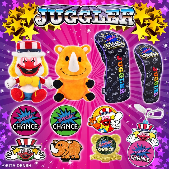 ジャグラー DR用 ストレートタイプヘッドカバー　公式ライセンス商品