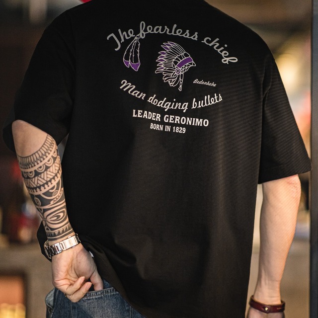 T-Shirt Box Silhouette Crew Neck Short Sleeve ◇H0054