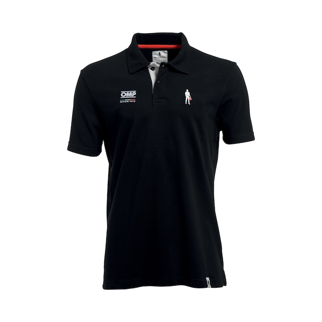 RS/PL/0002B/071 OMP & Racing Spirit ICON POLO Black