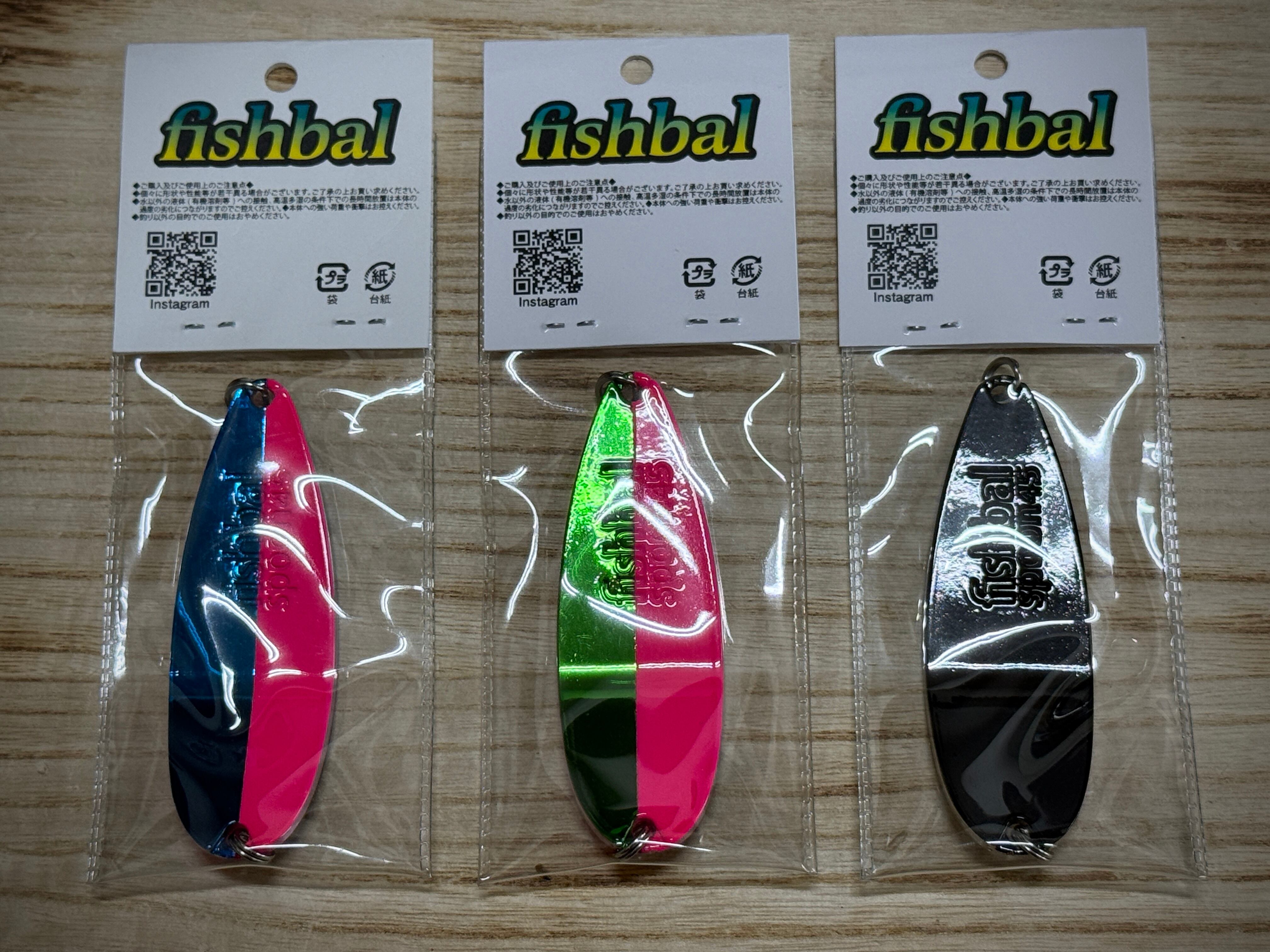 fishbal×LURES Chemist フィッシュバルスプーン45PCS【塗装カラー