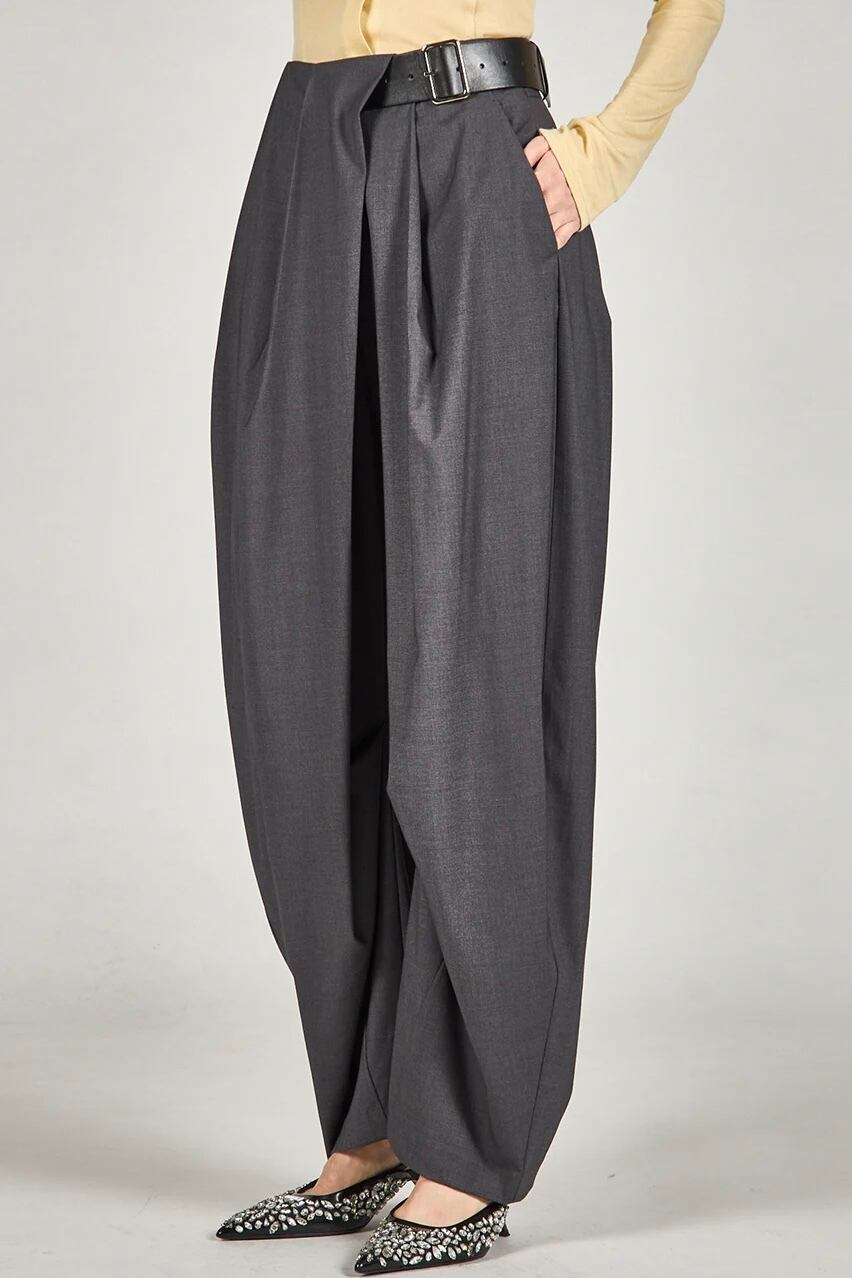 25AW】PRANK PROJECT プランクプロジェクト / Asymmetrical Belt Pants