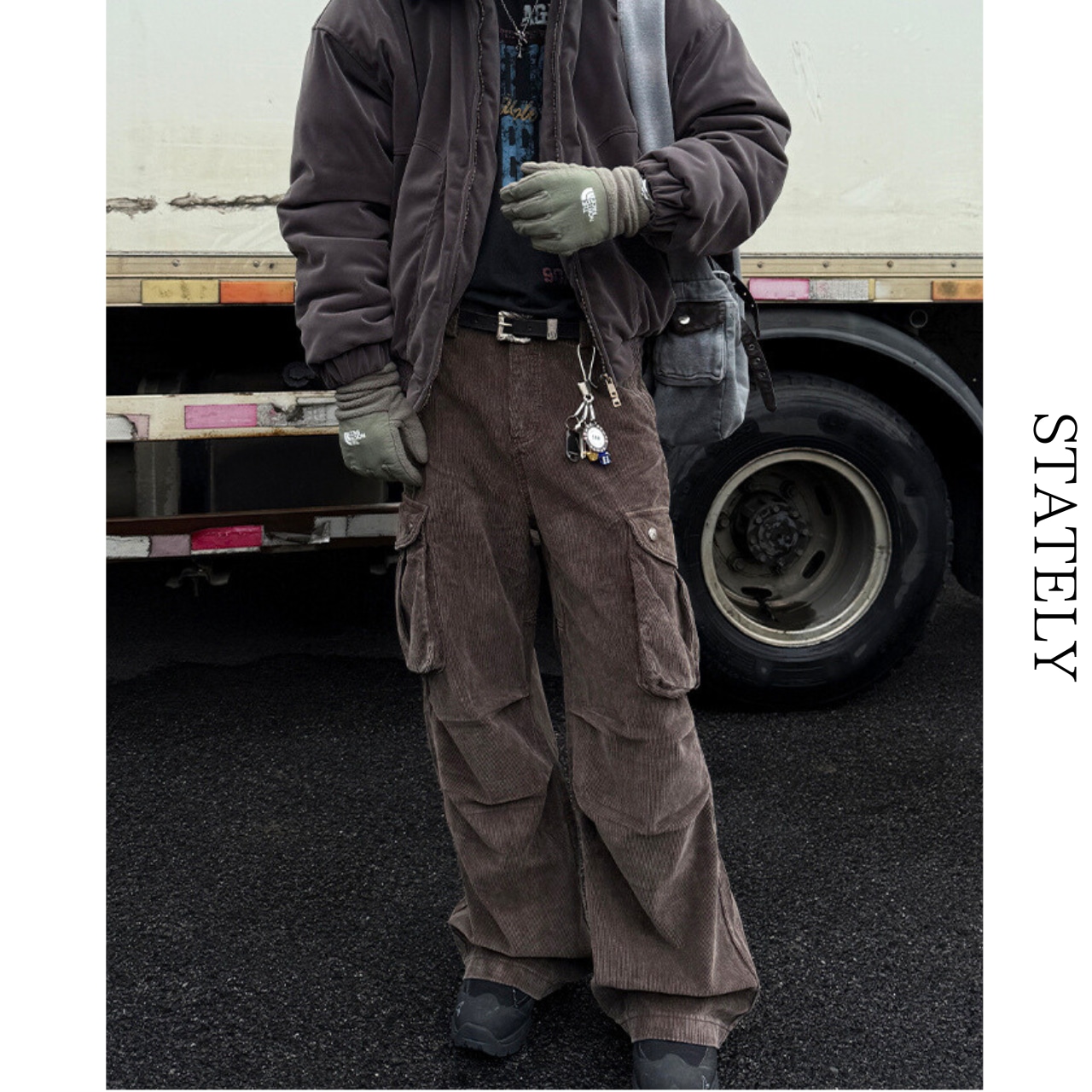 Vintage コーデュロイ Cargo Pants/2color_B08・画像13