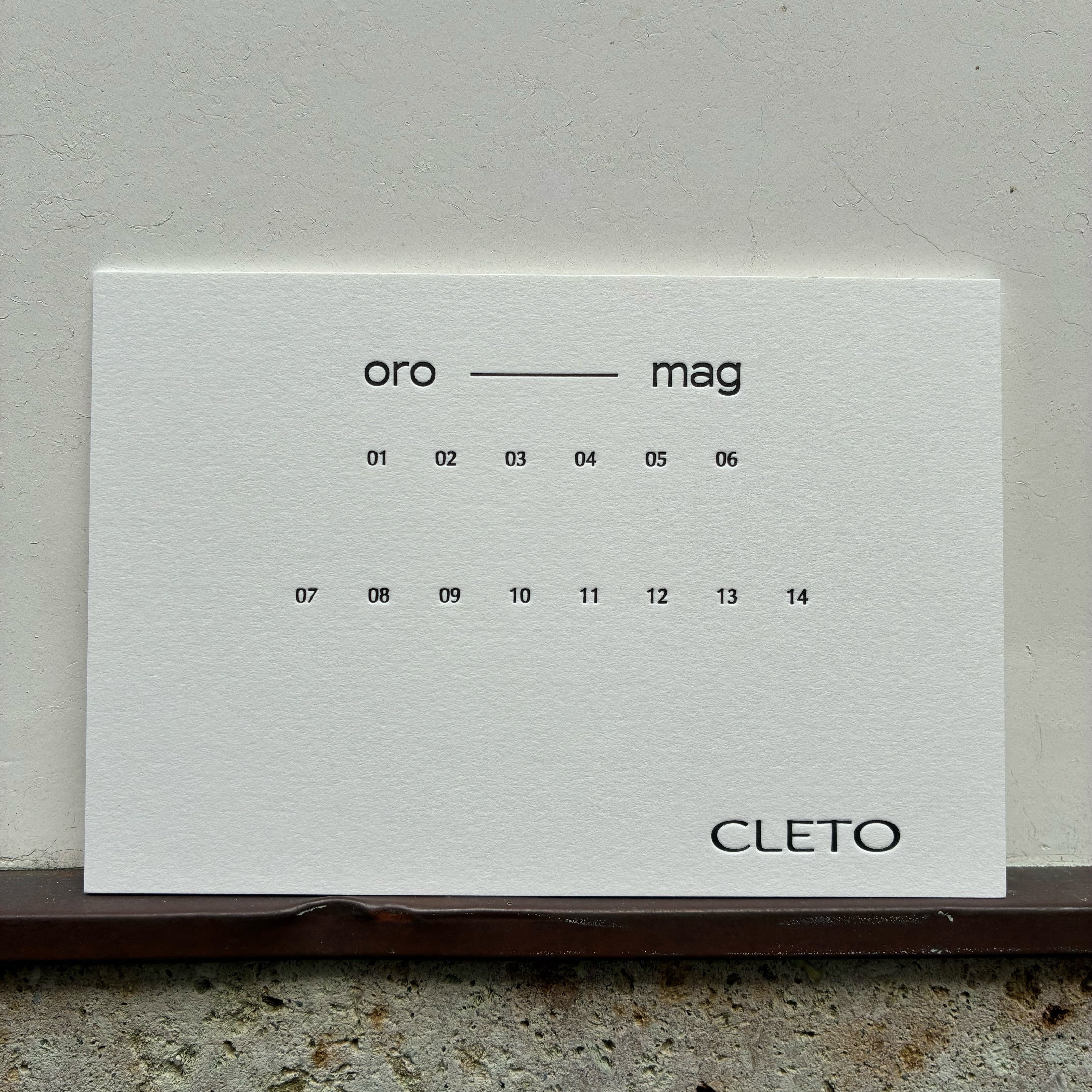 oro mag | CLETO / loade