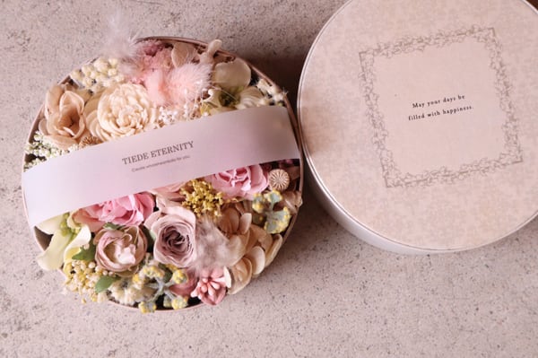 プリザードフラワー ドライフラワー ボックスアレンジメント フラワー