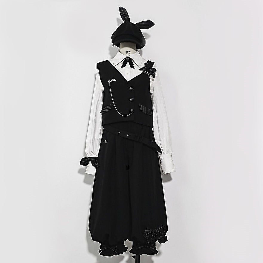 Rumirock モノクロ グラフィックプリント 着物 Rumirock モノクロ グラフィックプリント 着物 ルミロック新作