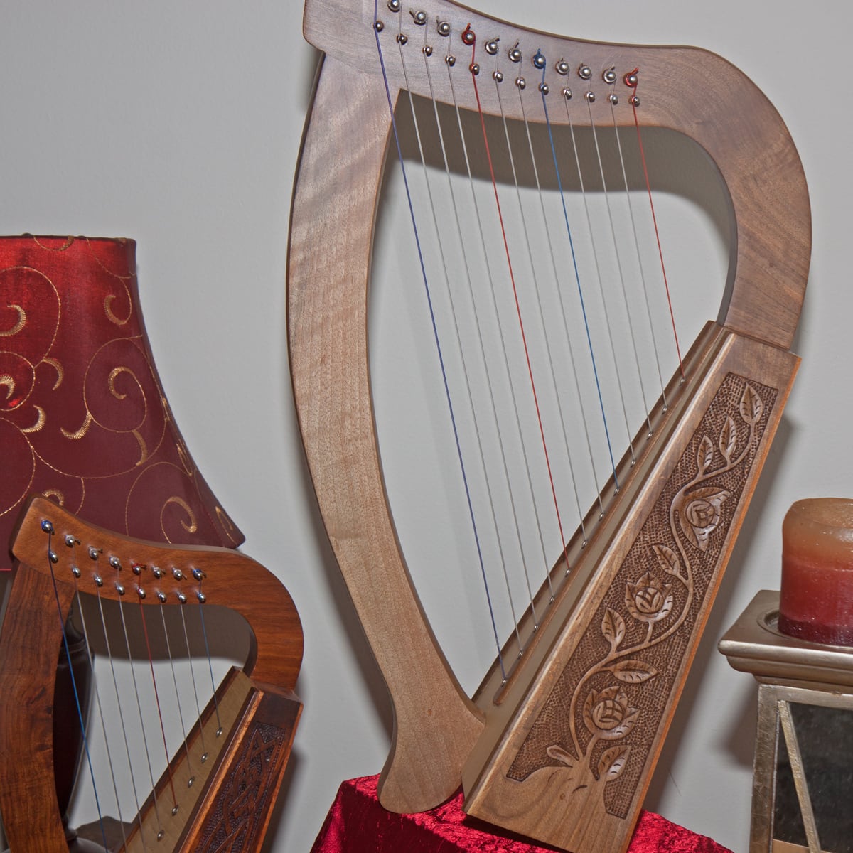 即納】12弦 Roosebeck ルーズベック Walnut Baby Harp ウォルナット 