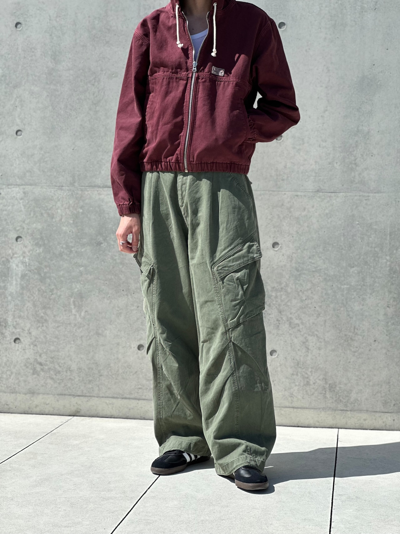 Drape Cargo Pants