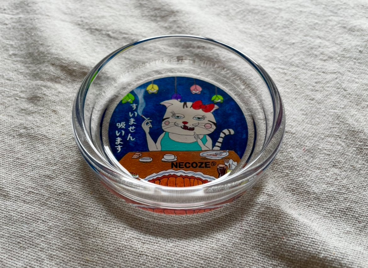 すいません吸います猫灰皿or小物入れ | NECOZE（猫背）