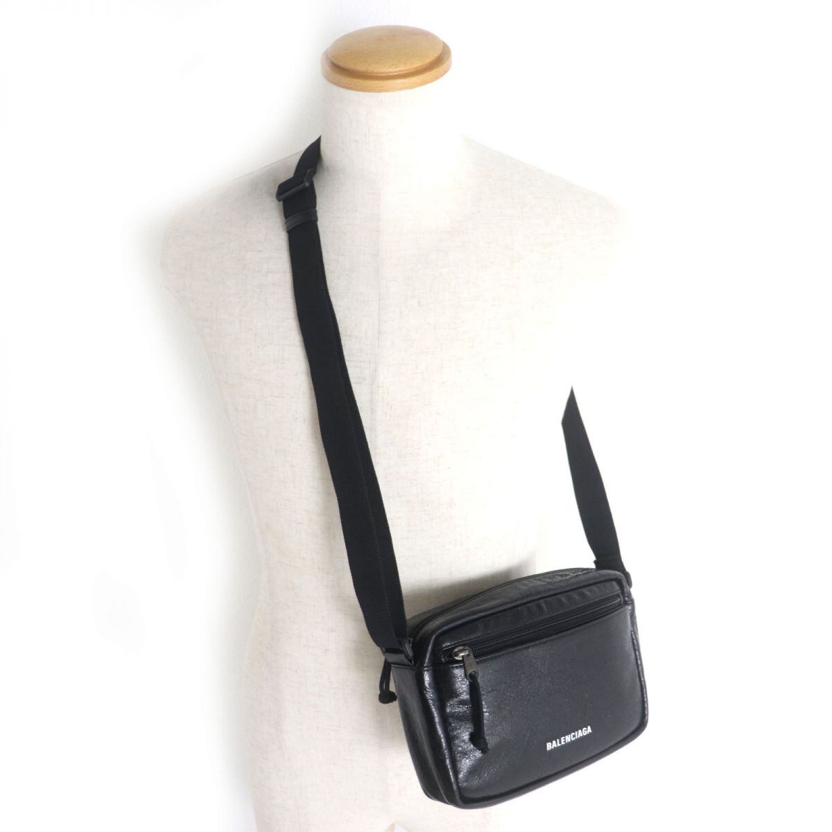 美品▽BALENCIAGA バレンシアガ 646138 エクスプローラー ロゴ入り