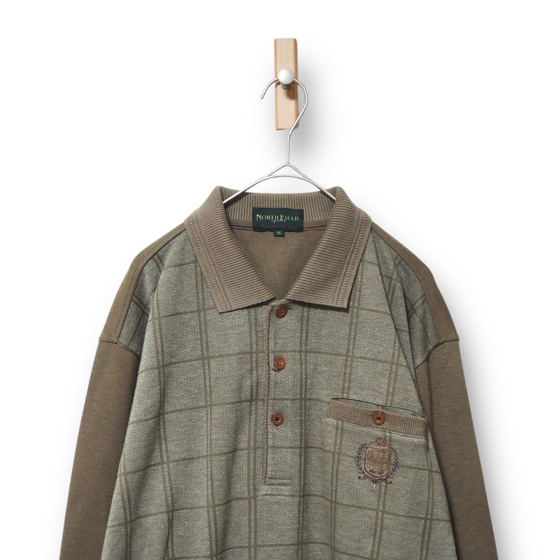 【VINTAGE】デザインポロスウェット