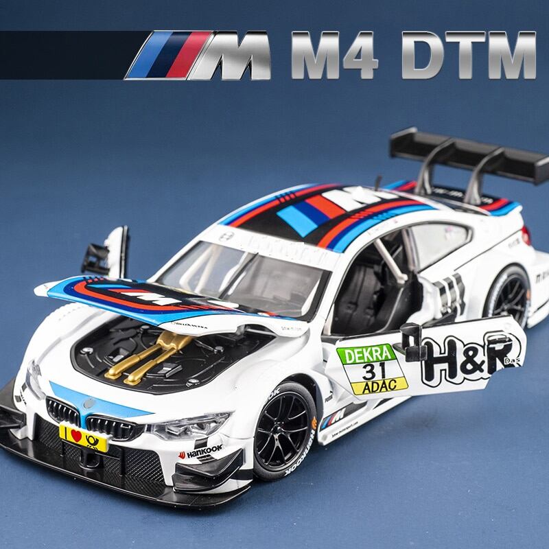 1:24 BMW M4 DTM M6 CSL レーシングカーフリーホイーリングハイライト ...