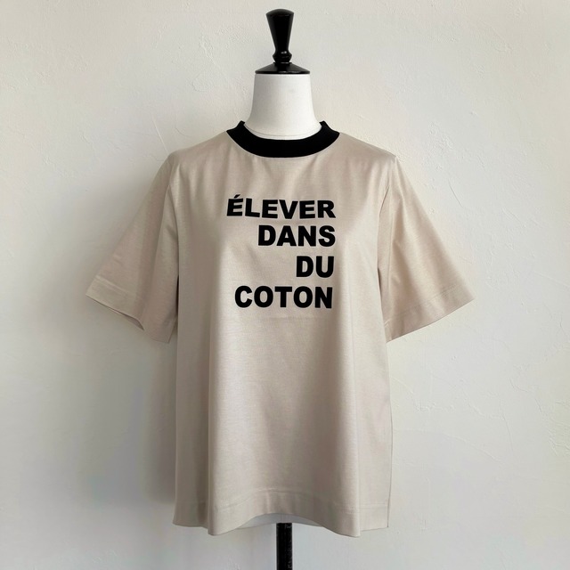 〈SELECT〉ラウンドテールフロッキーロゴＴシャツ 620120