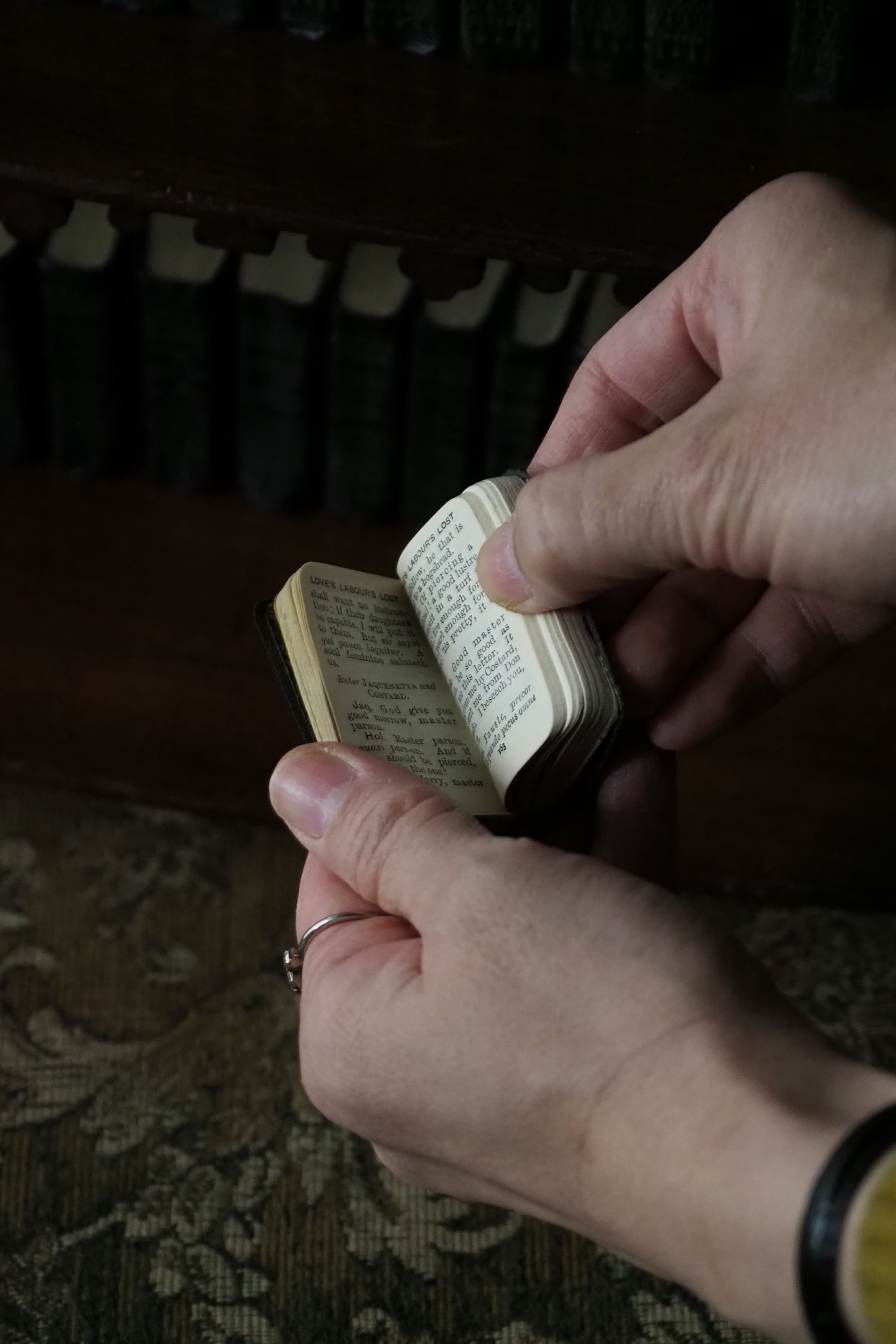 * antique mini book ❀ ミニブック シェイクスピア 豆本 シェイクスピアまめ本-vintage Shakespeare miniature book
